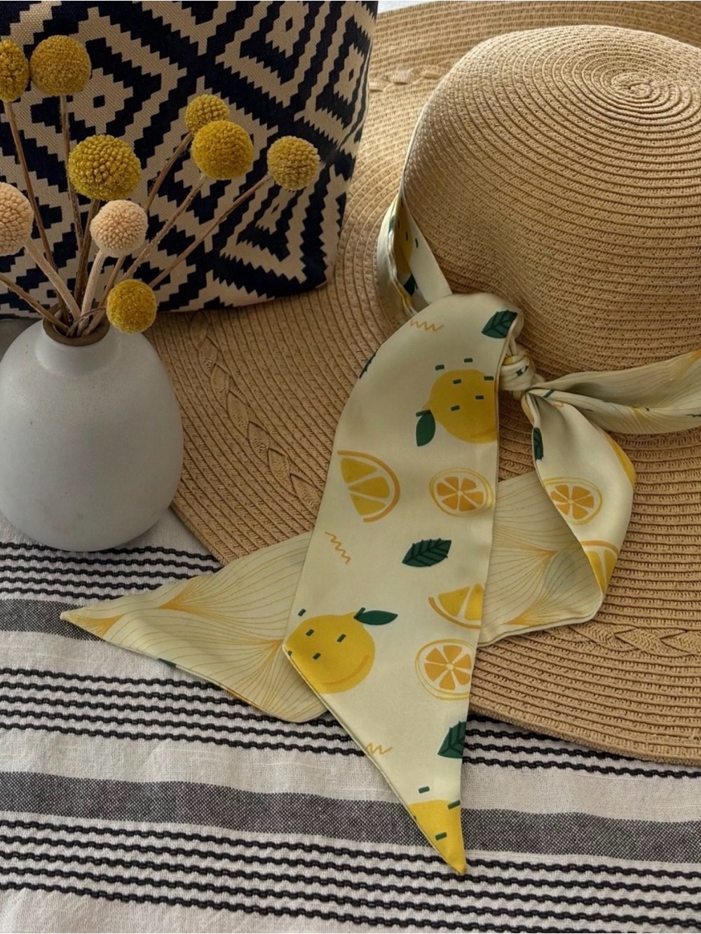 Fruit Print Bag Scarf -Select One - Picture 5 of 6